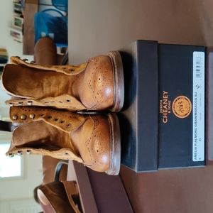 Cheaney & Sons Amelia Fur Lined Brogue Boots